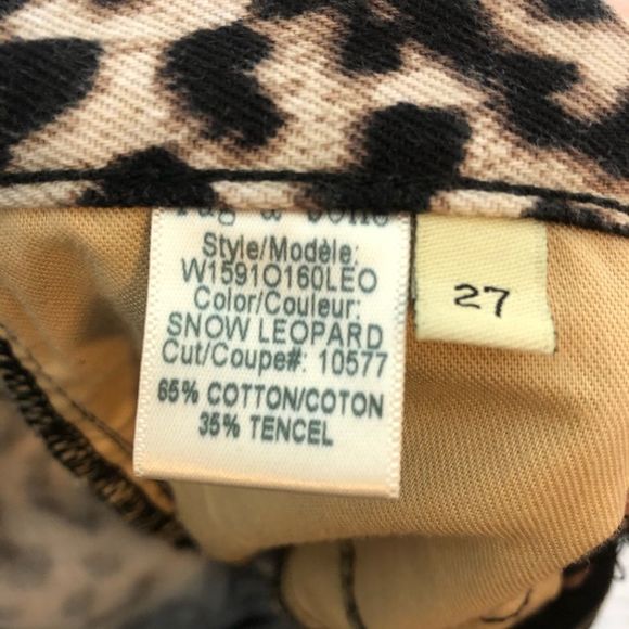 rag & bone Snow Leopard Boyfriend Jeans - Picture 7 of 7